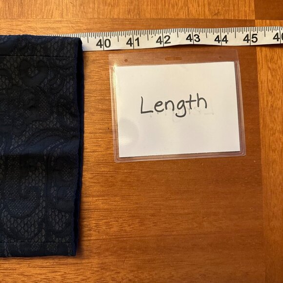 Halogen 12 NWT Black Brocade paisley tailored zipper close pants slacks trousers - Picture 4 of 9